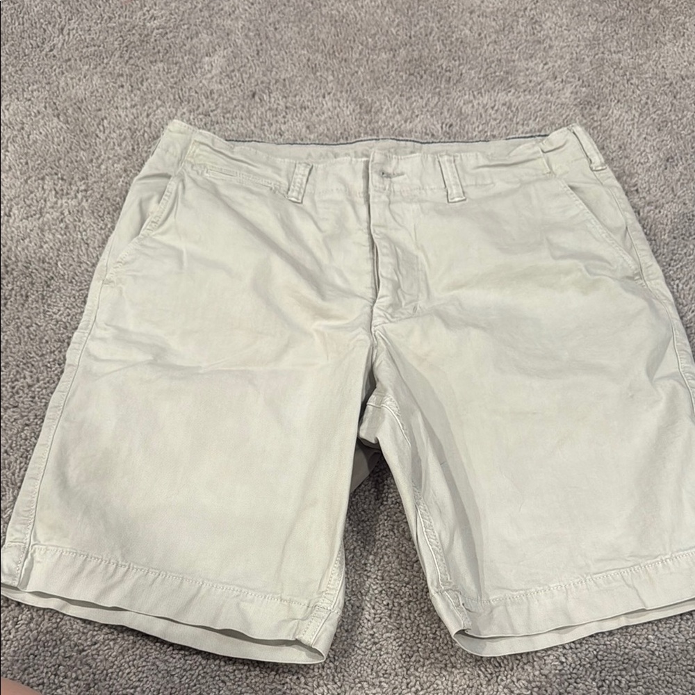 American Eagle Outfitters Tan Flat Front Shorts